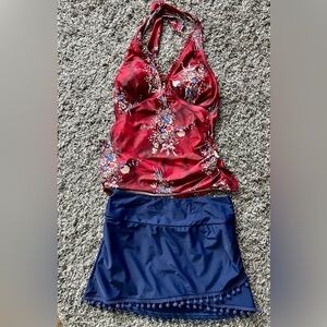 Two piece women’s swimsuit sz L